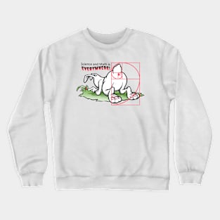 Fibunni Spiral on Light Crewneck Sweatshirt